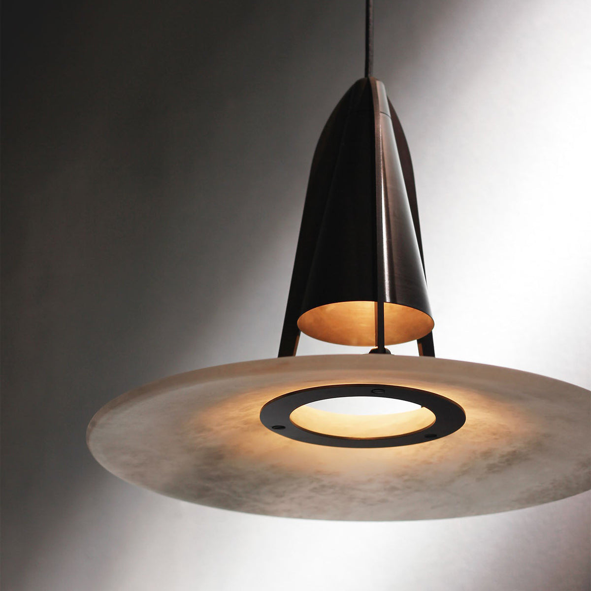 Halen Pendelleuchte Alabaster Fusion
