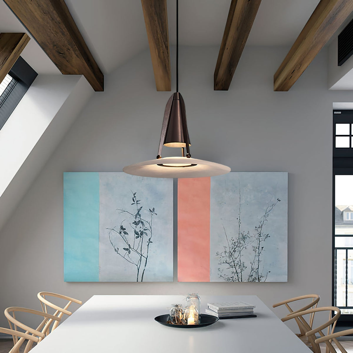 Halen Pendelleuchte Alabaster Fusion