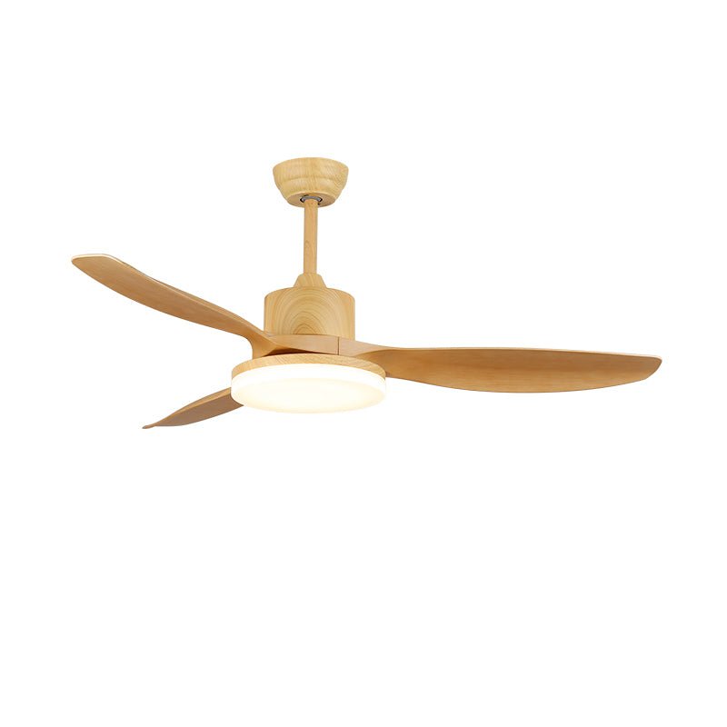 Arysen zeitgenössische Deckenventilator mit Beleuchtung aus Holz