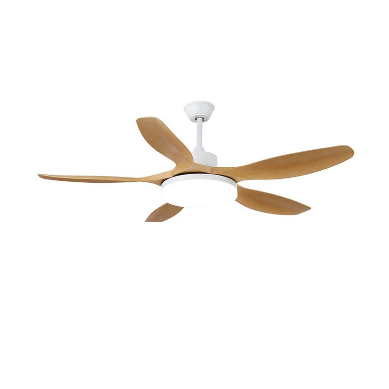 Arysen zeitgenössische Deckenventilator mit Beleuchtung aus Holz