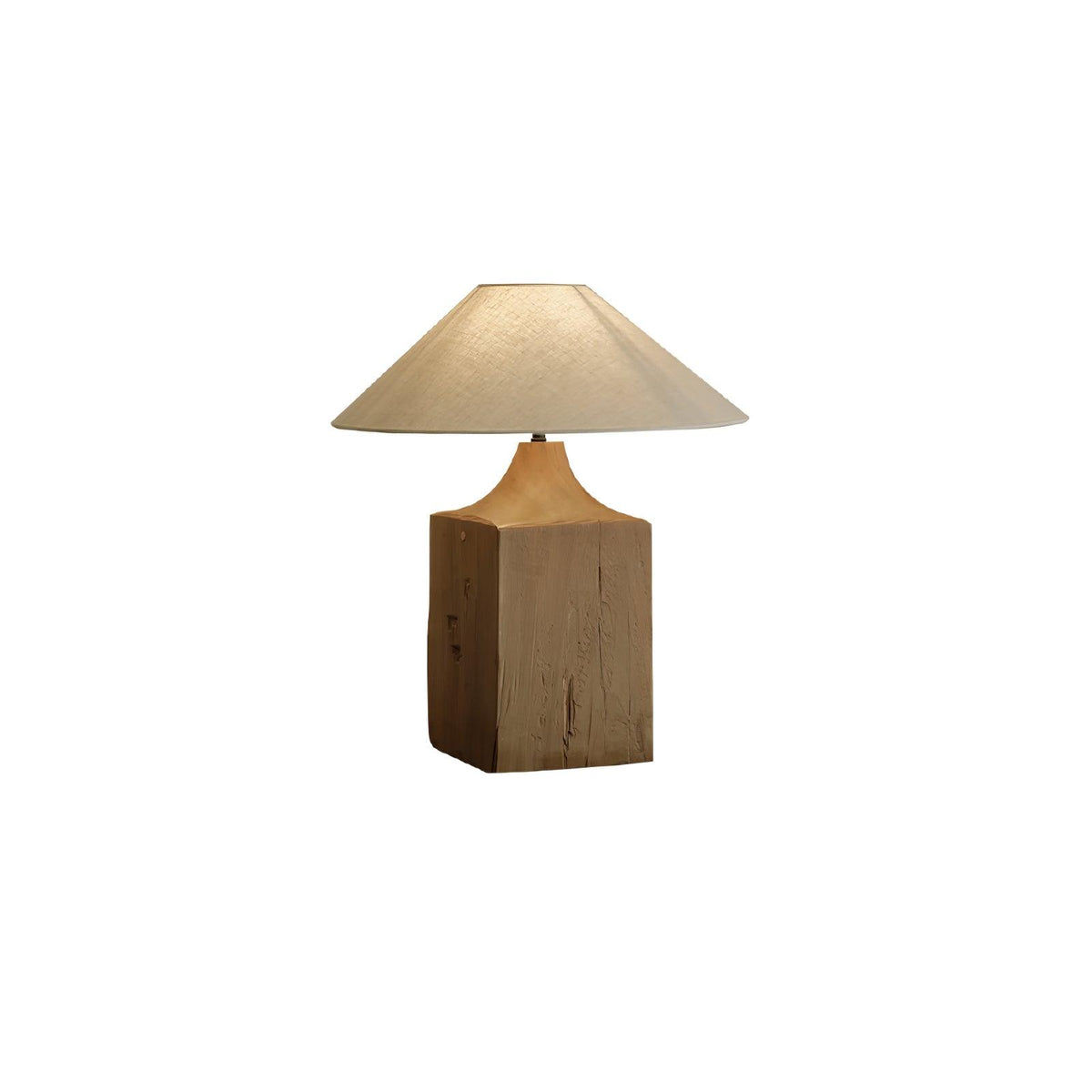 Rustica Stehleuchte aus Naturholz in Beige