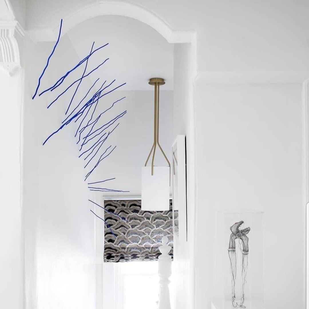 Cex Kronleuchter LED 3-Lights Messing modern