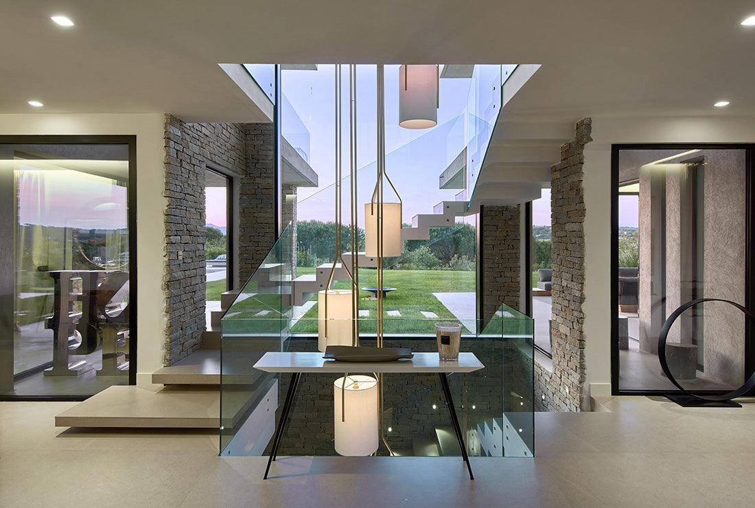 Cex Kronleuchter LED 3-Lights Messing modern