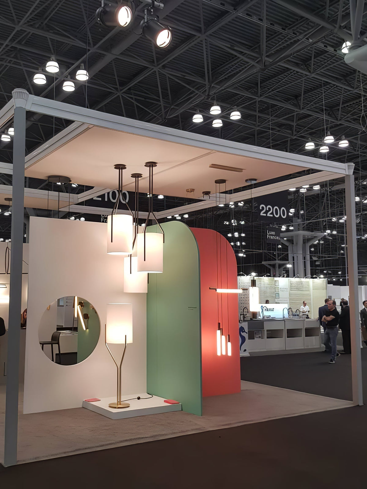 Cex Kronleuchter LED 3-Lights Messing modern