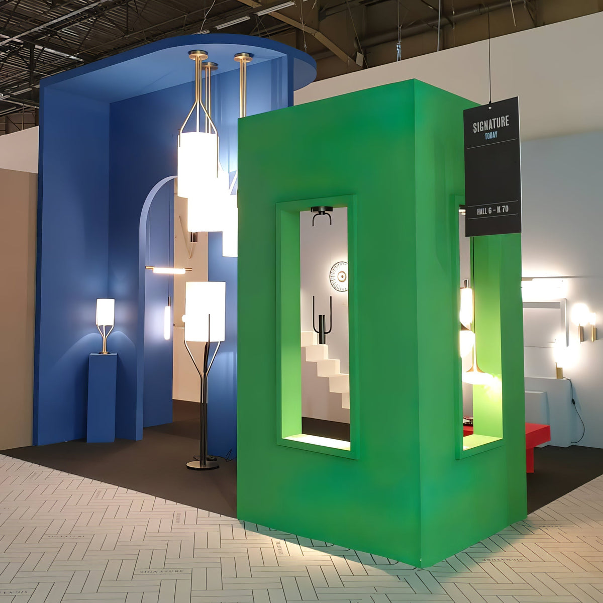 Cex Kronleuchter LED 3-Lights Messing modern