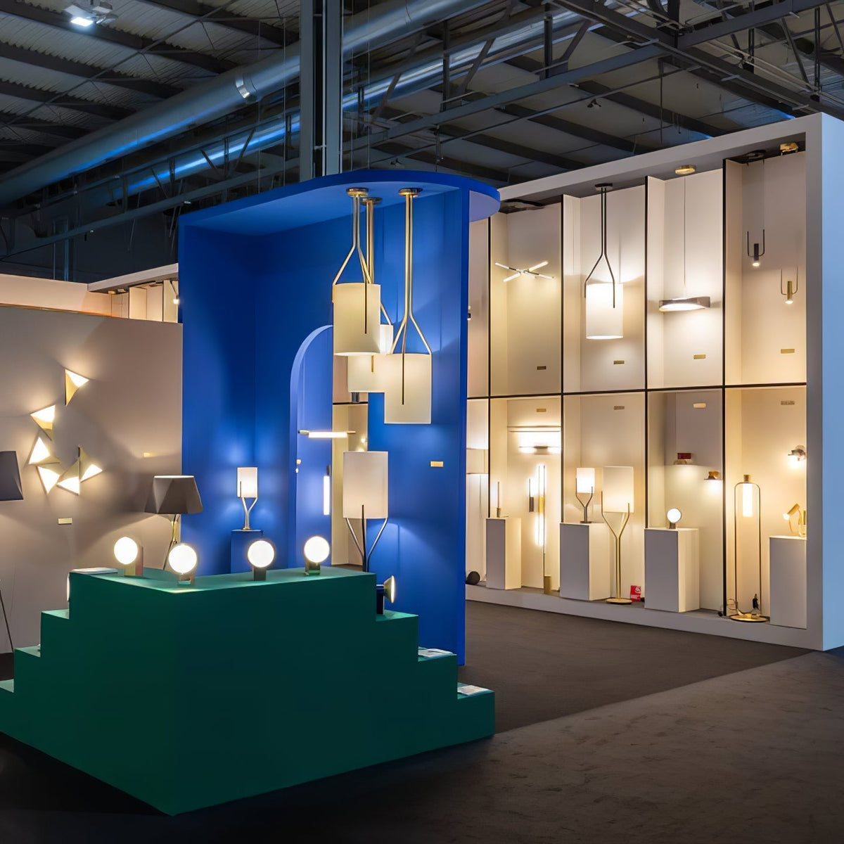 Cex Kronleuchter LED 3-Lights Messing modern