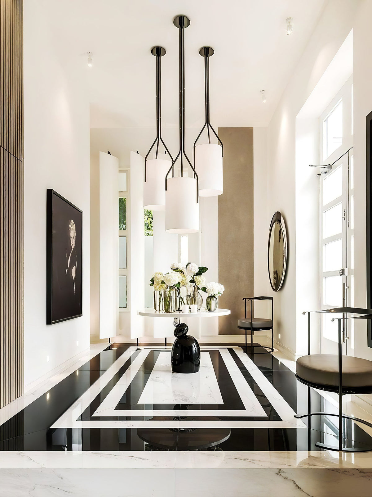 Cex Kronleuchter LED 3-Lights Messing modern
