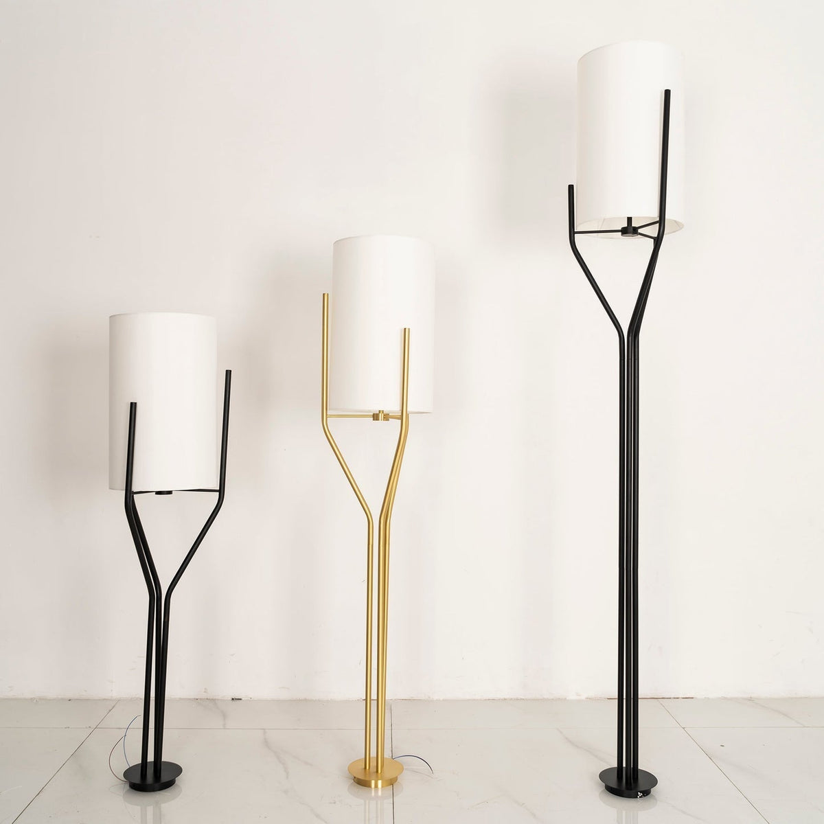 Cex Kronleuchter LED 3-Lights Messing modern