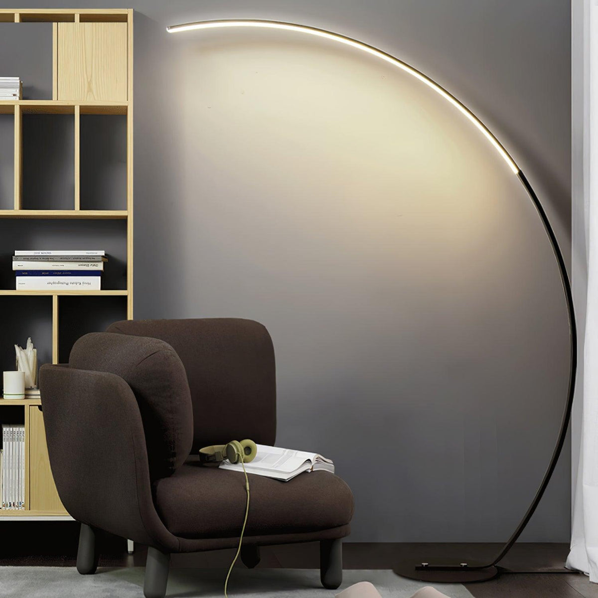 Zophaor Mid-Century-Glas- und Messing-Wandleuchte