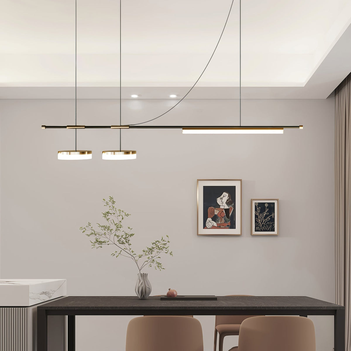Avenanine lineare moderne Pendelleuchte &