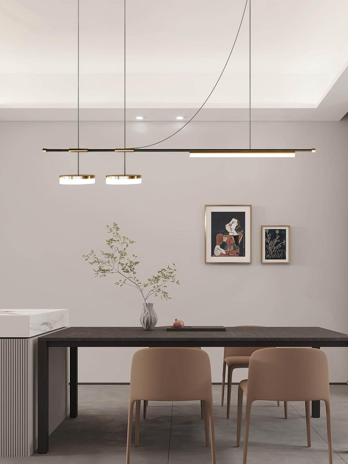 Avenanine lineare moderne Pendelleuchte &