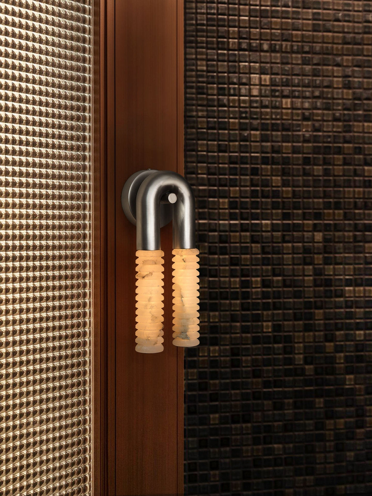 Talbe Alabaster Arc Ridge moderne Wandleuchte