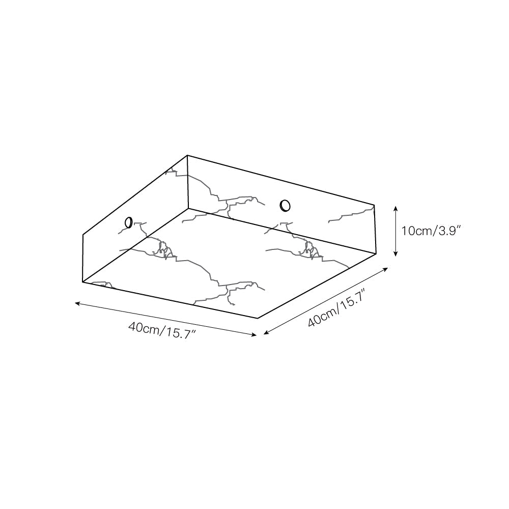 Rauduvys zeitgenössische minimalistische Alabaster-Deckenleuchte