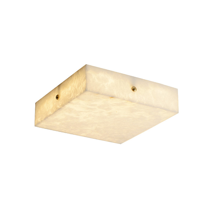 Rauduvys zeitgenössische minimalistische Alabaster-Deckenleuchte