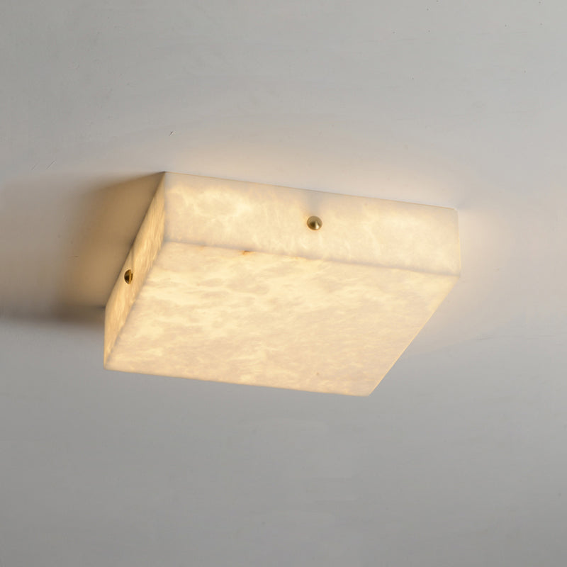 Rauduvys zeitgenössische minimalistische Alabaster-Deckenleuchte