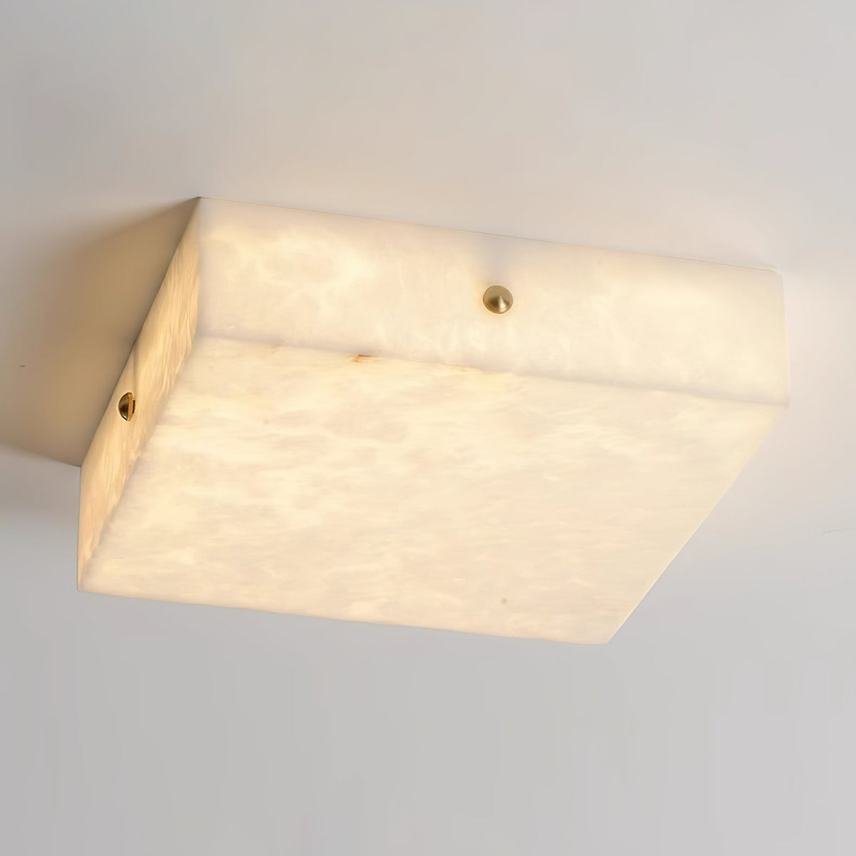 Rauduvys zeitgenössische minimalistische Alabaster-Deckenleuchte
