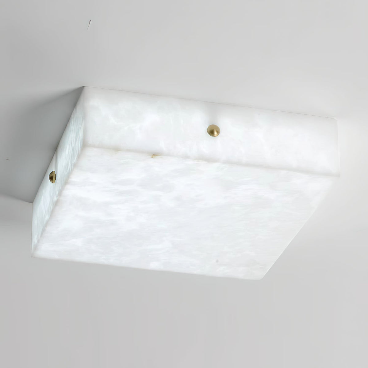 Rauduvys zeitgenössische minimalistische Alabaster-Deckenleuchte