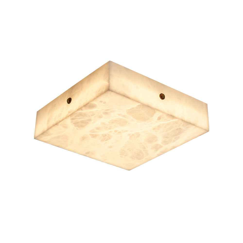 Rauduvys zeitgenössische minimalistische Alabaster-Deckenleuchte
