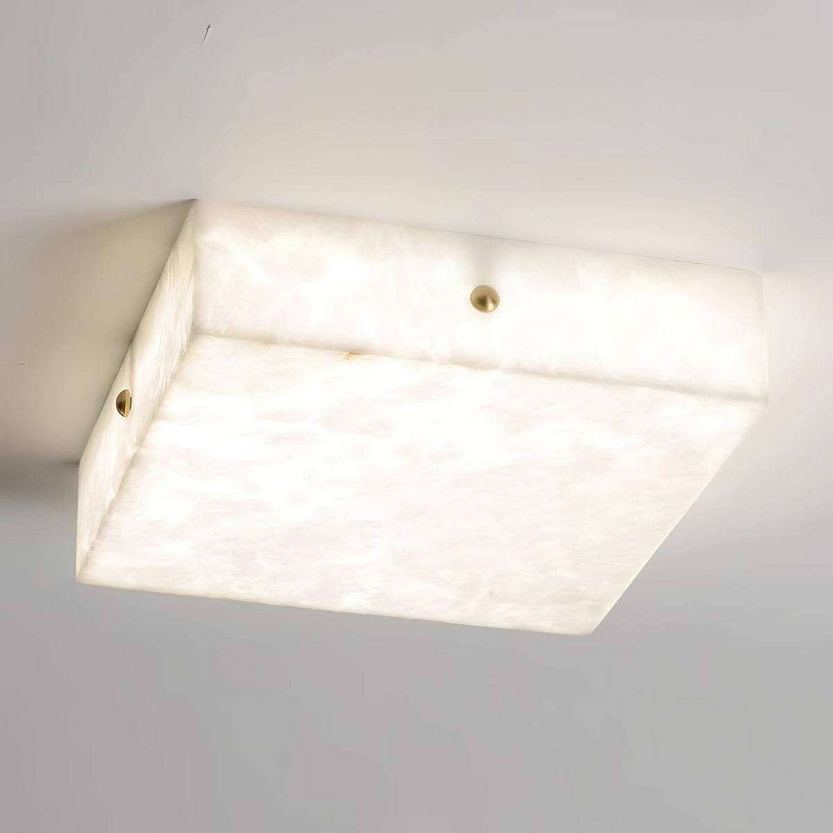 Rauduvys zeitgenössische minimalistische Alabaster-Deckenleuchte