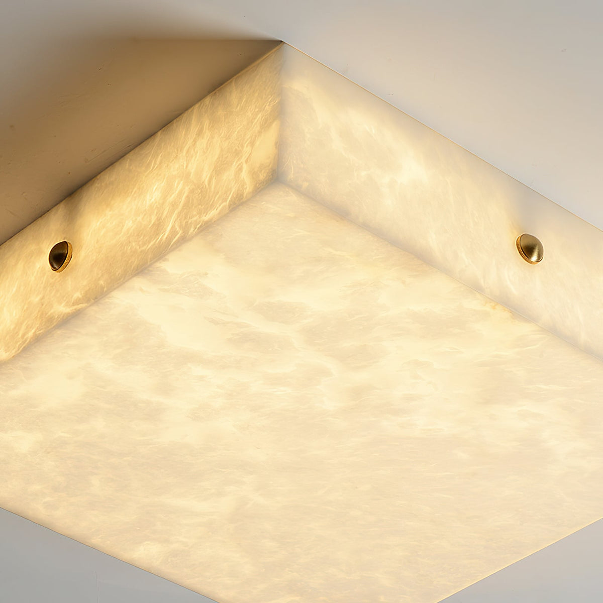 Rauduvys zeitgenössische minimalistische Alabaster-Deckenleuchte