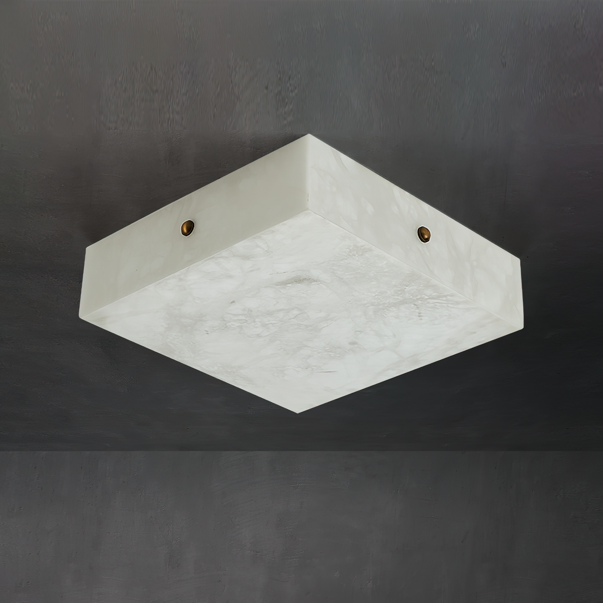 Rauduvys zeitgenössische minimalistische Alabaster-Deckenleuchte