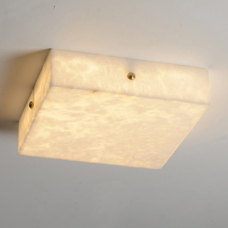 Rauduvys zeitgenössische minimalistische Alabaster-Deckenleuchte