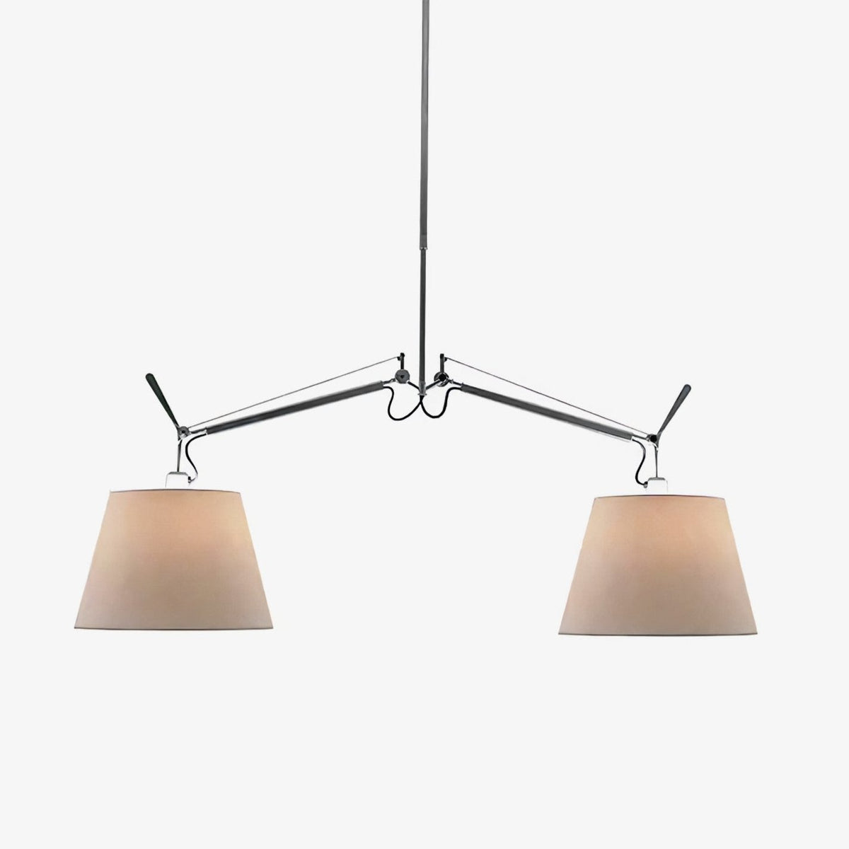 Evmirion Premium Elegance Stoff-Lampenschirm Pendelleuchte