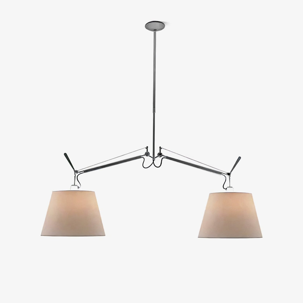 Evmirion Premium Elegance Stoff-Lampenschirm Pendelleuchte