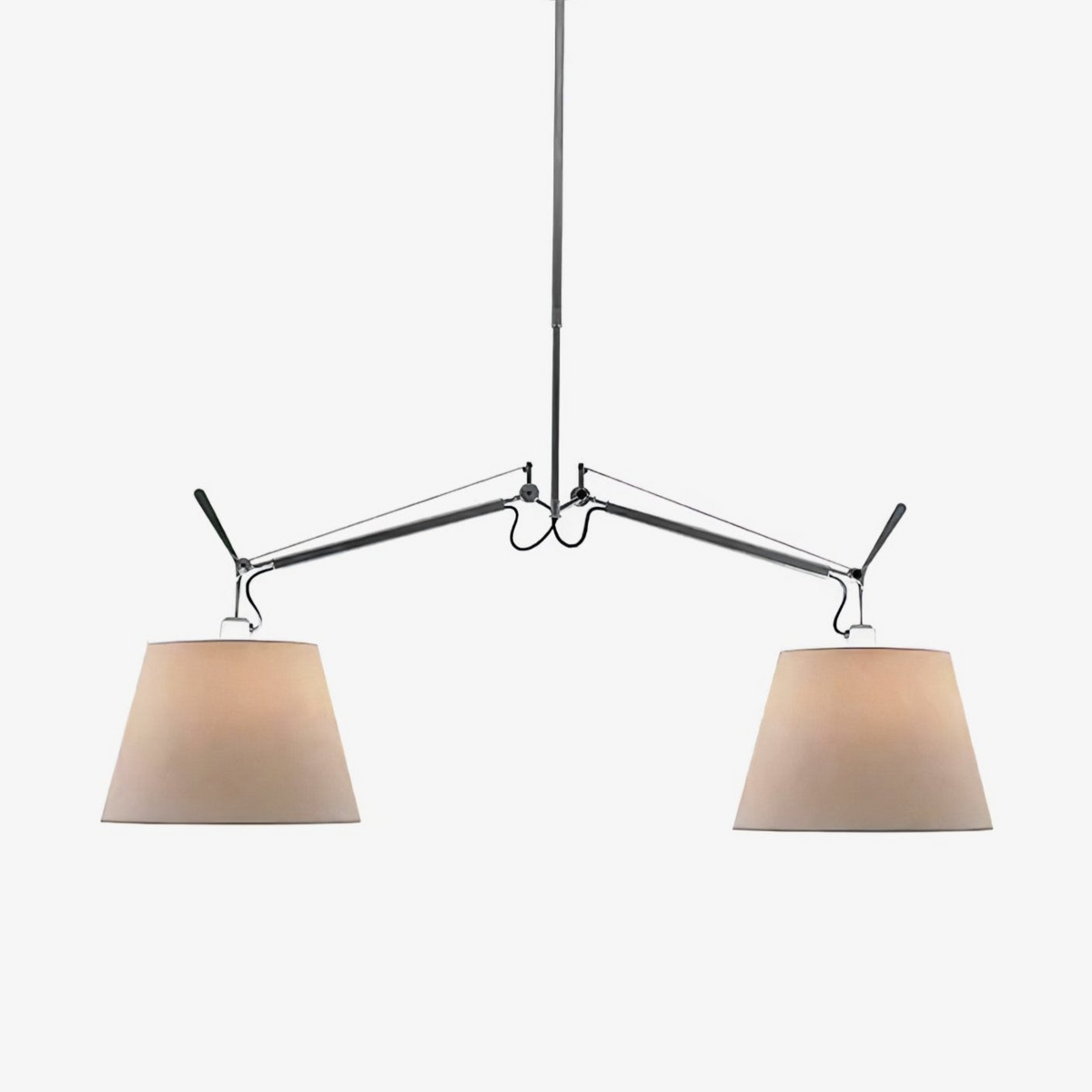 Evmirion Premium Elegance Stoff-Lampenschirm Pendelleuchte