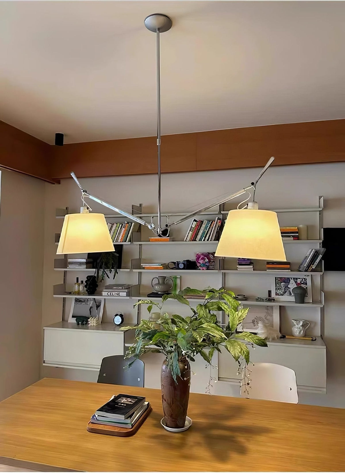 Evmirion Premium Elegance Stoff-Lampenschirm Pendelleuchte