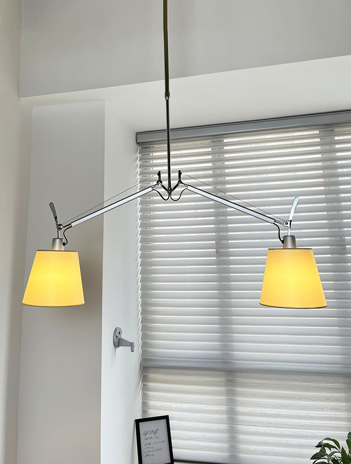 Evmirion Premium Elegance Stoff-Lampenschirm Pendelleuchte