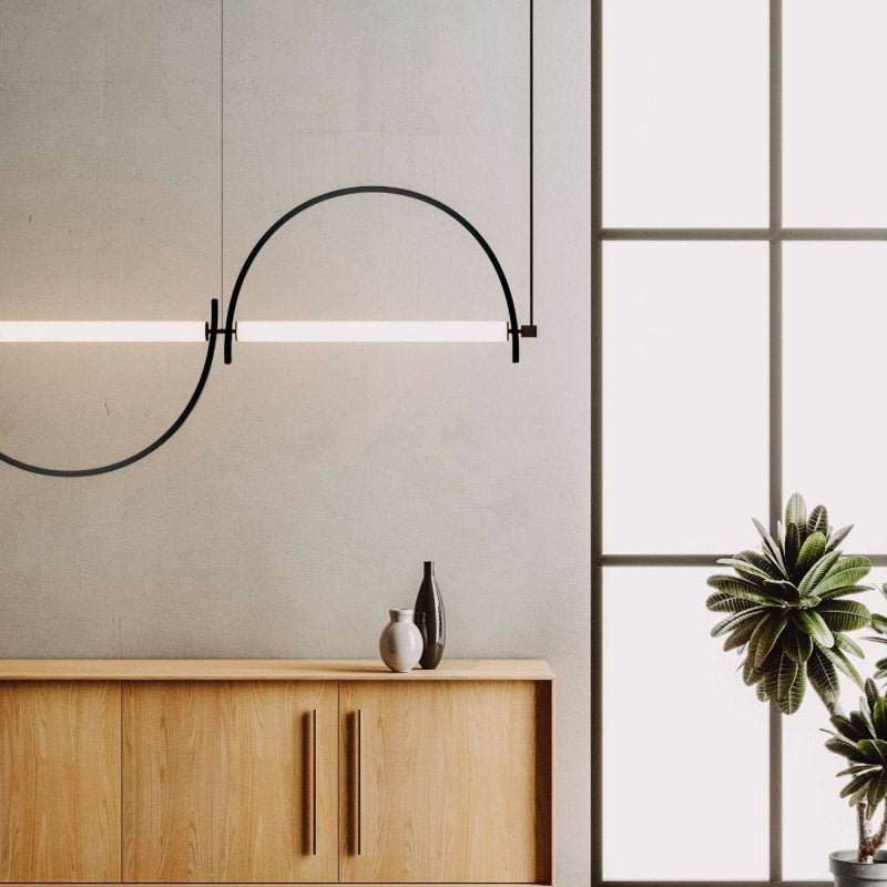 Arched Kronleuchter Linear LED