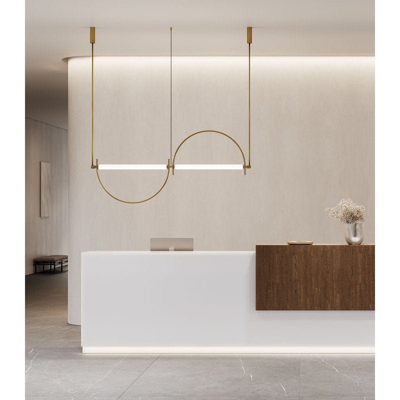 Arched Kronleuchter Linear LED