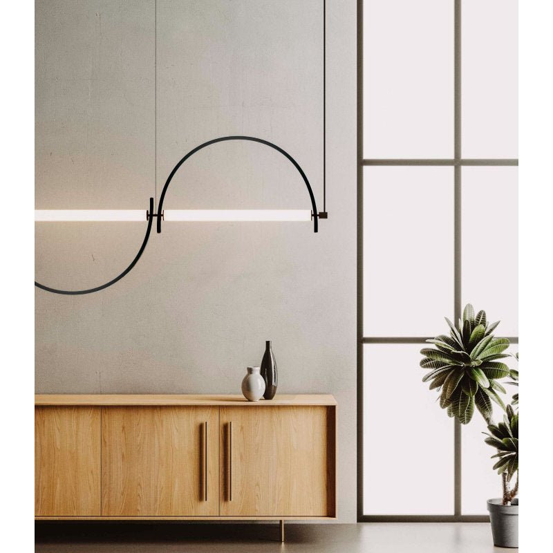Arched Kronleuchter Linear LED