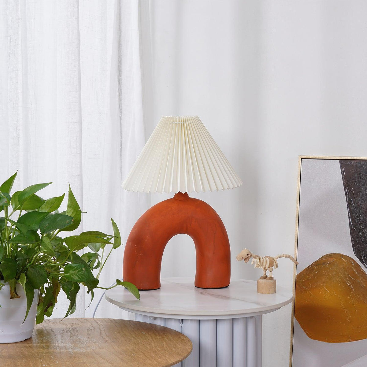 Lumenaya Tischlampe aus Keramik im modernen Stil