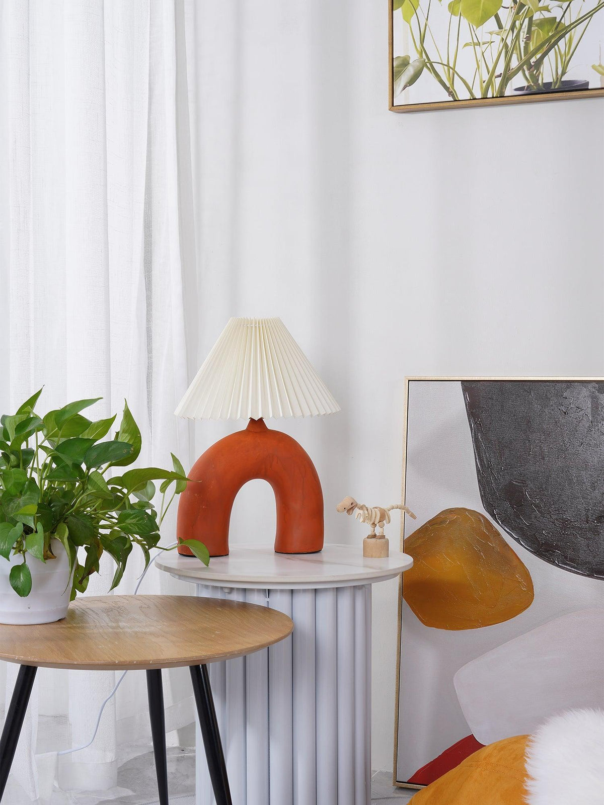 Lumenaya Tischlampe aus Keramik im modernen Stil