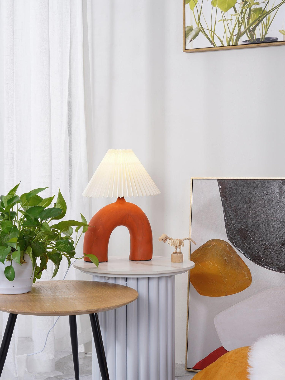 Lumenaya Tischlampe aus Keramik im modernen Stil