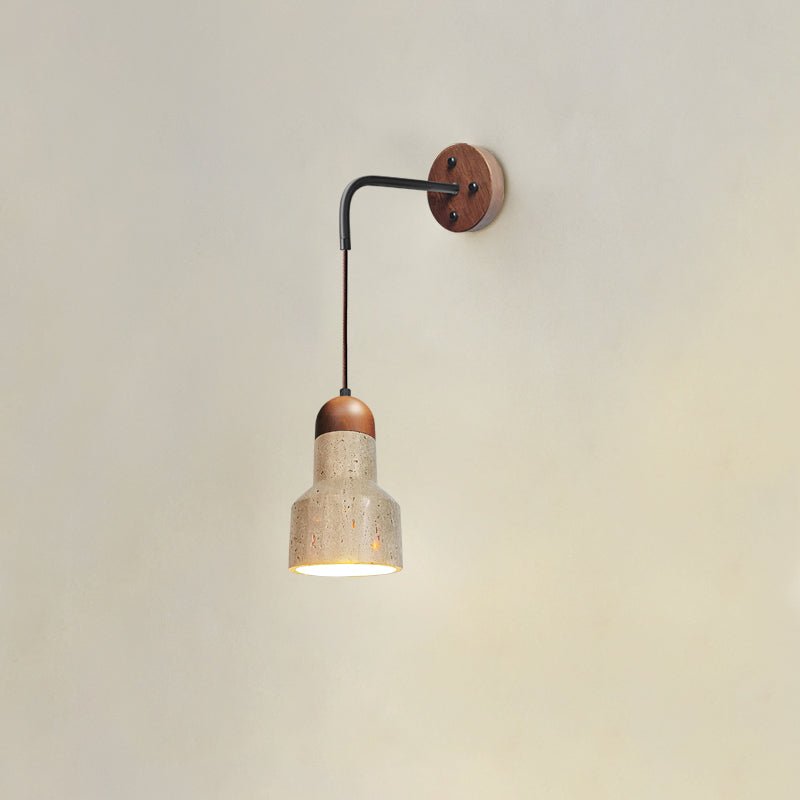 Valenella Travertine Wandleuchte