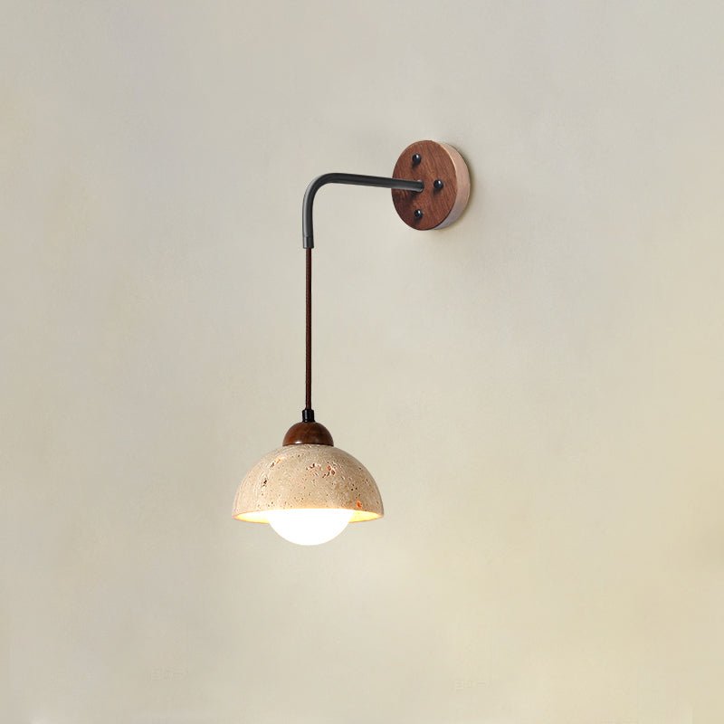 Valenella Travertine Wandleuchte