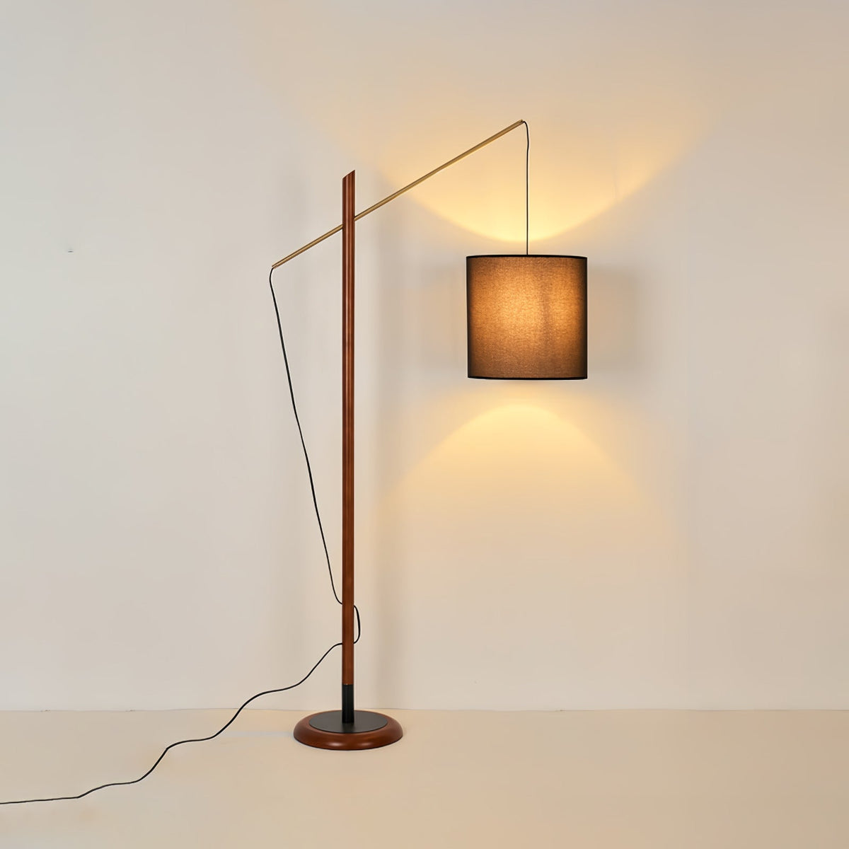 Nyvariol Minimalistische Stehleuchte aus Holz