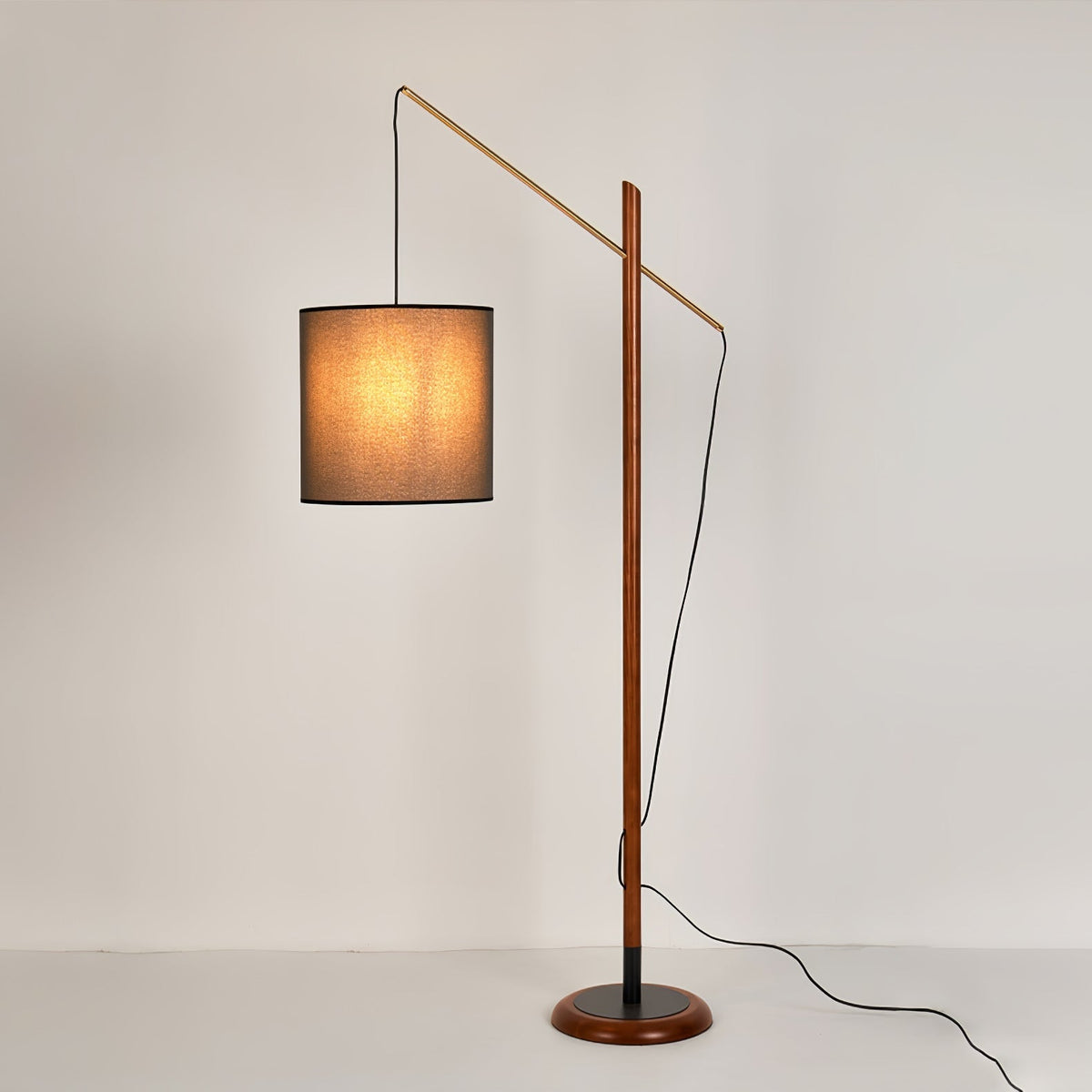 Nyvariol Minimalistische Stehleuchte aus Holz