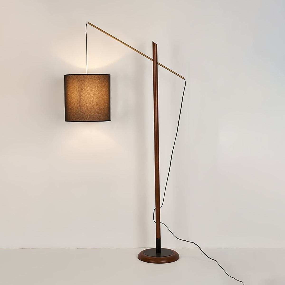 Nyvariol Minimalistische Stehleuchte aus Holz