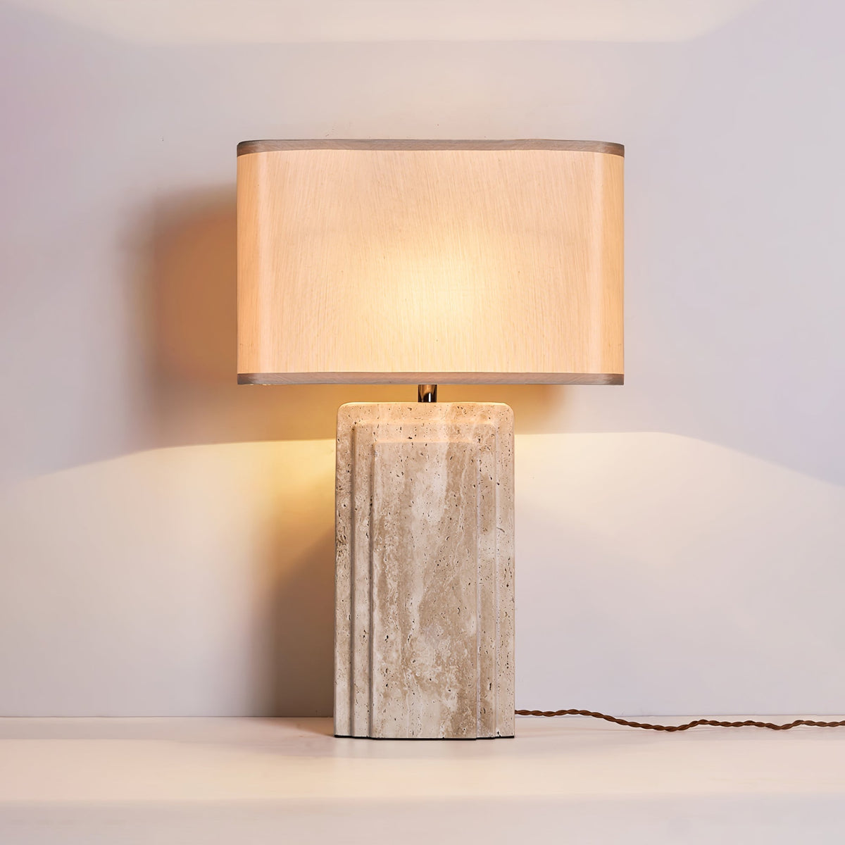 Cocare Travertine Tischleuchte