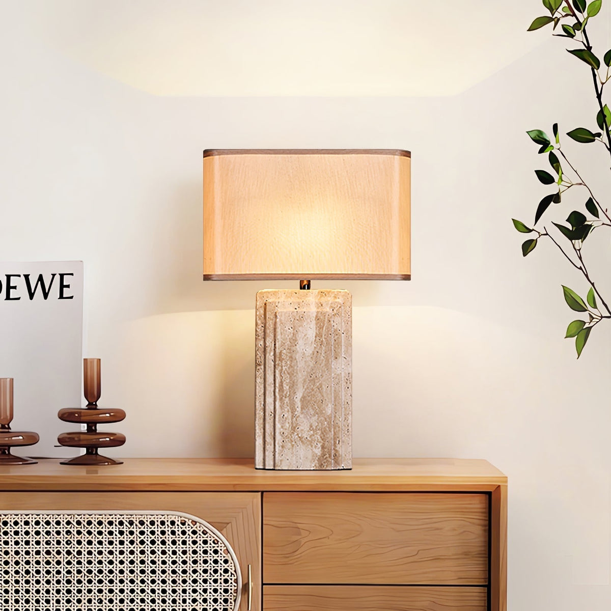 Cocare Travertine Tischleuchte