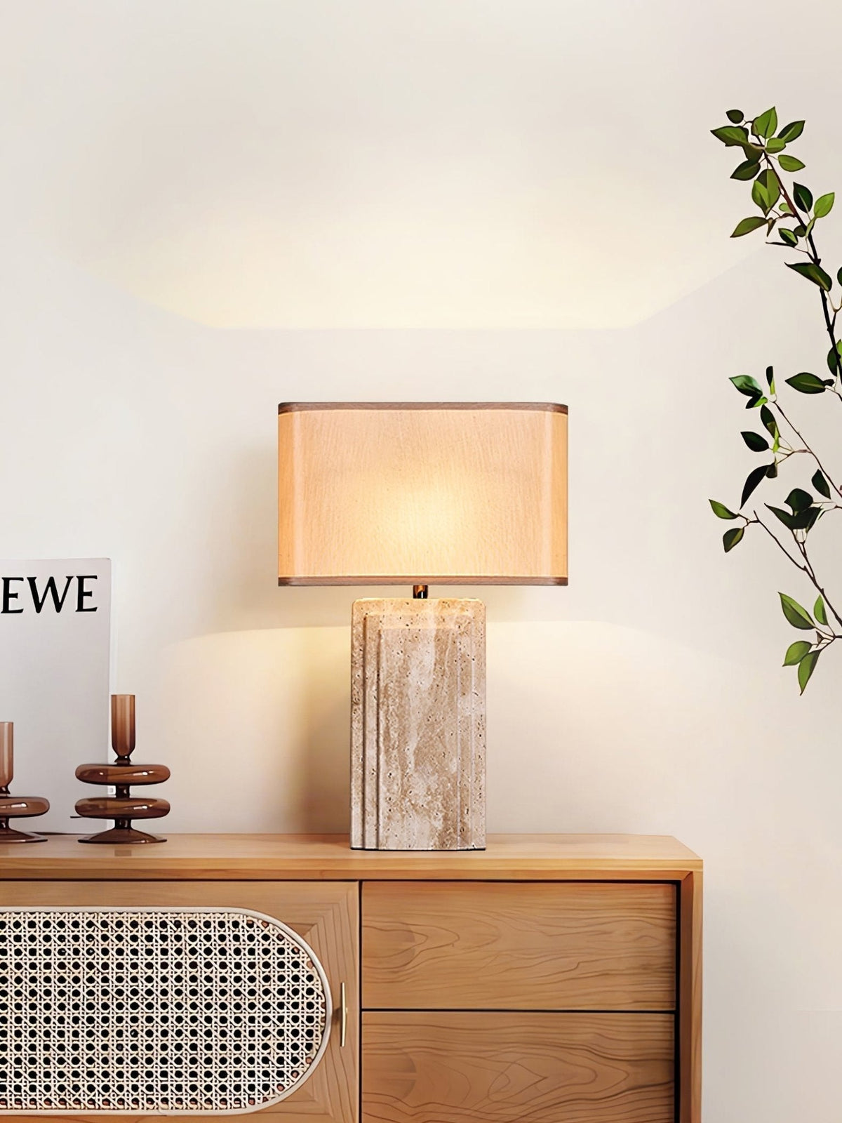 Cocare Travertine Tischleuchte