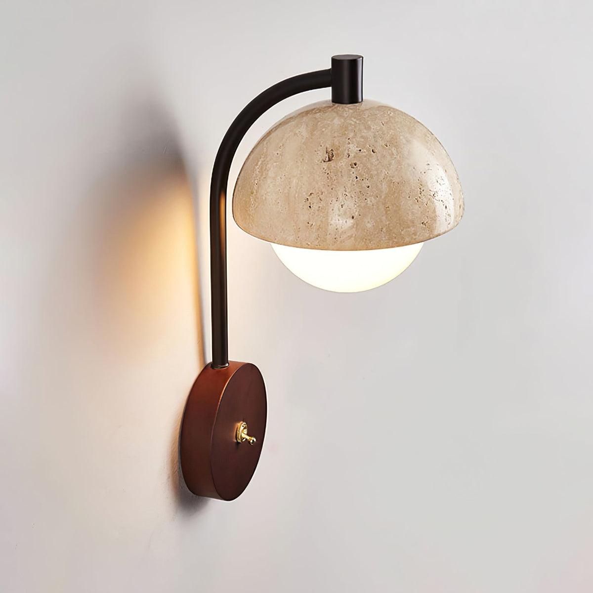 Ormaren Travertine Wandleuchte