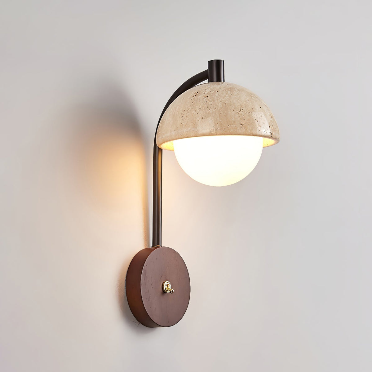 Ormaren Travertine Wandleuchte
