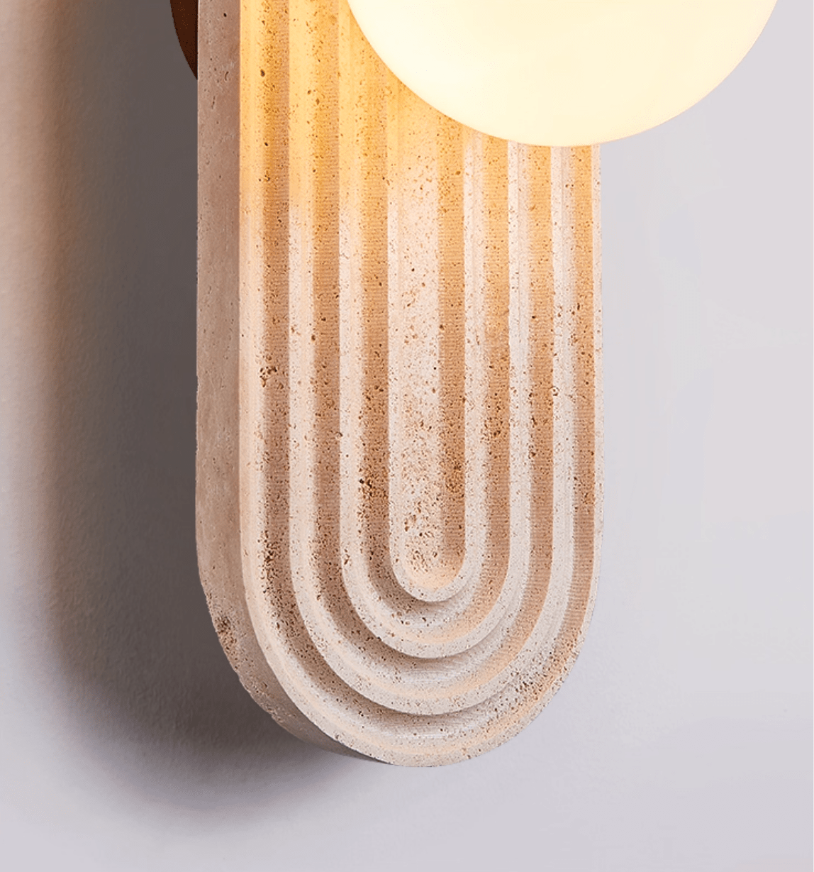 Fuleno Travertine Wandleuchte