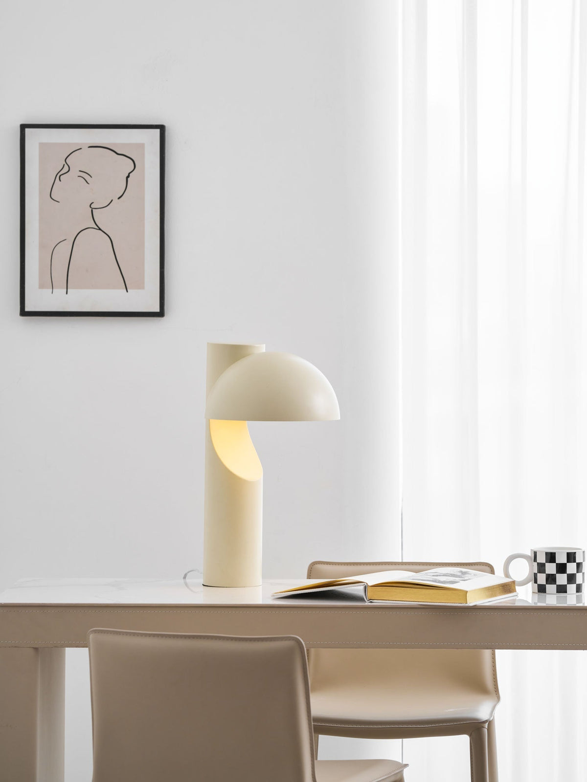 Belviora Minimalistische Tischleuchte
