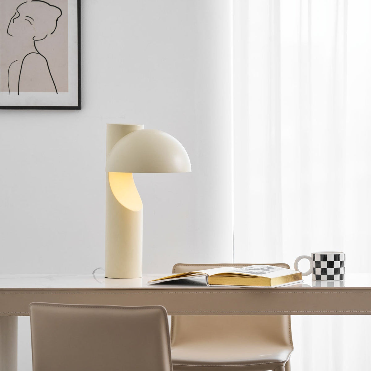 Belviora Minimalistische Tischleuchte
